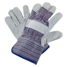 Meilleur prix qualité Standard Stripe soudure Rigger Glove vache en cuir Split gants